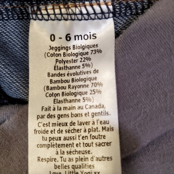 0-6m Little Yogi Jegging Harems - Picture 5 of 5